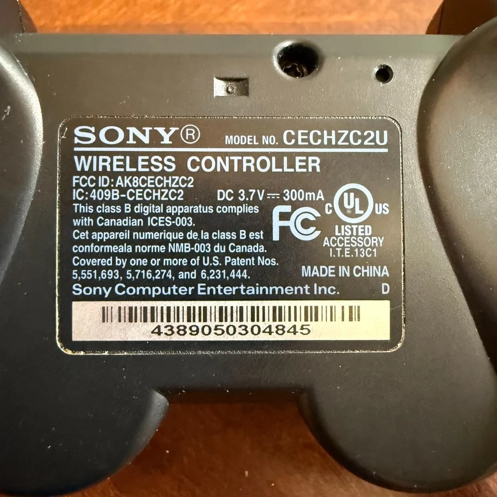 Sony PlayStation 3 PS3 DualShock 3 Wireless Controller CECHZC2U Sixaxis Black - Picture 4 of 7